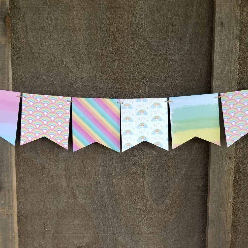 Rainbow Party Set with Confetti